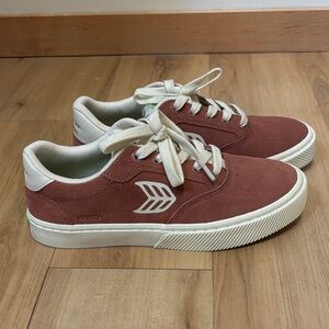 Cariuma rose pink suede sneaker